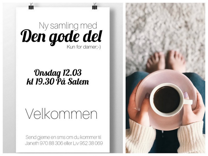 Den gode del, 12. mars kl 19:30 på Salem